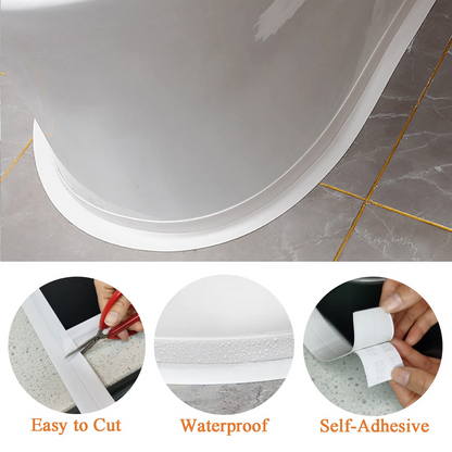 Waterproof Caulk Tape for Bathroom & Kitchen – Self-Adhesive Sealing Strip for Sink, Shower & Toilet Edges
