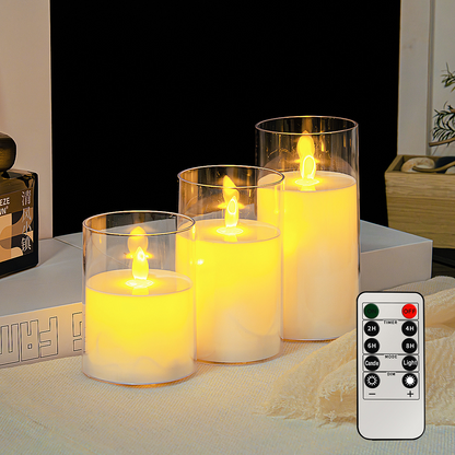 Flameless Candle Set — Instant Cozy Glow Anywhere