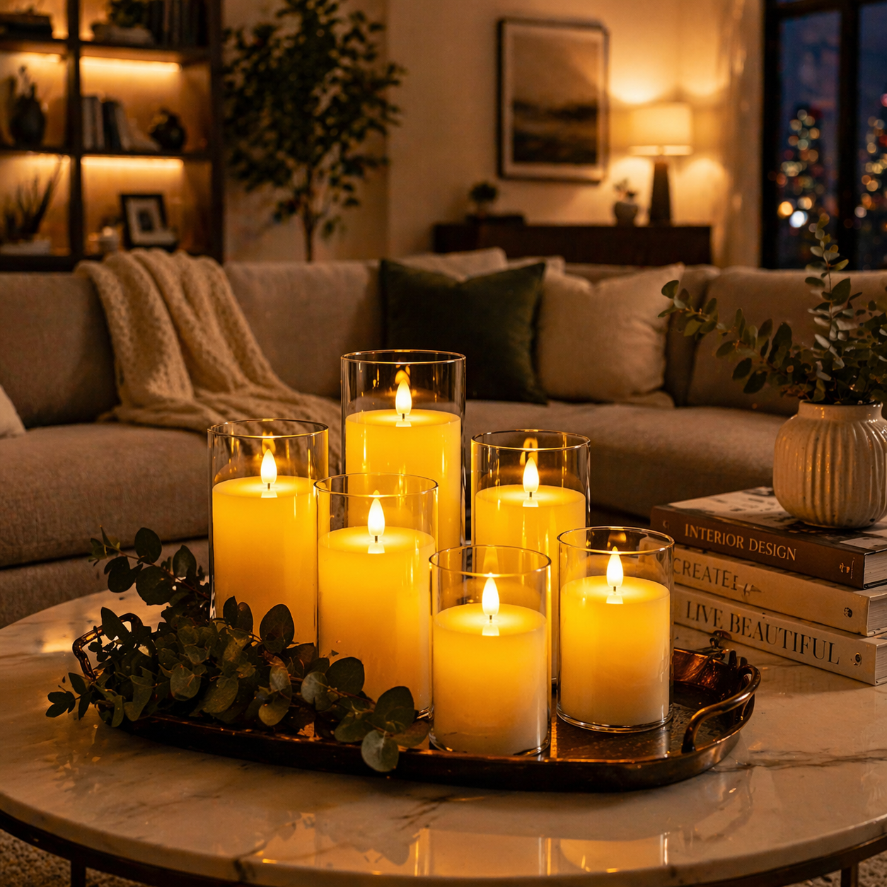 Flameless Candle Set — Instant Cozy Glow Anywhere