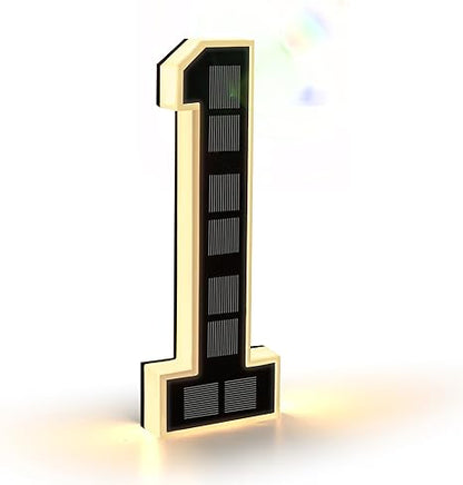 🌍Earth Day Solar Sale🌍 Solar Lighted House Number - Waterproof LED Address Sign