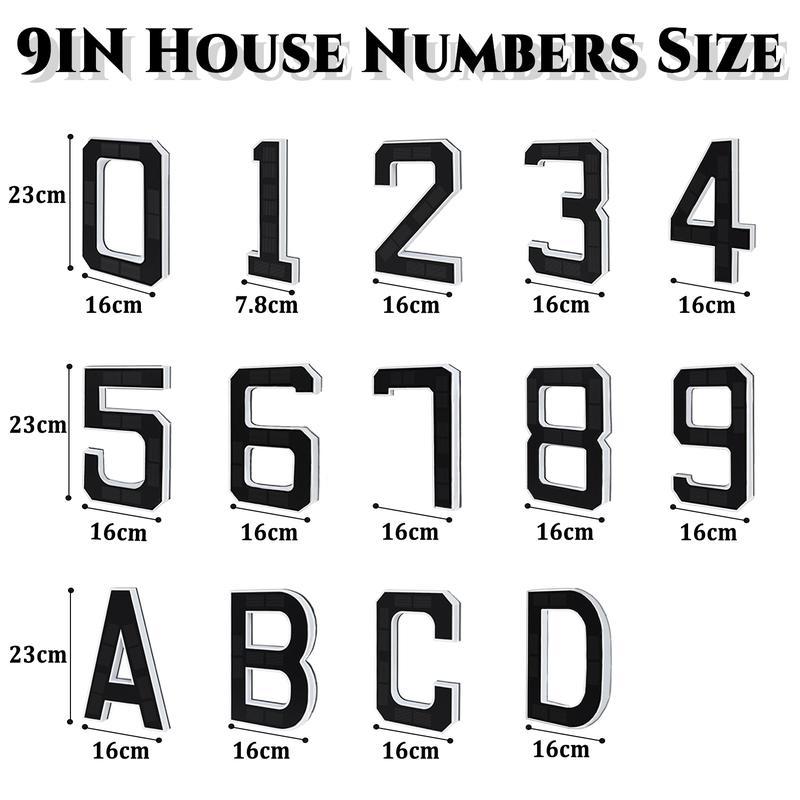 🌍Earth Day Solar Sale🌍 Solar Lighted House Number - Waterproof LED Address Sign