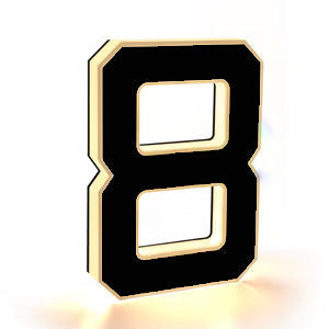 🌍Earth Day Solar Sale🌍 Solar Lighted House Number - Waterproof LED Address Sign