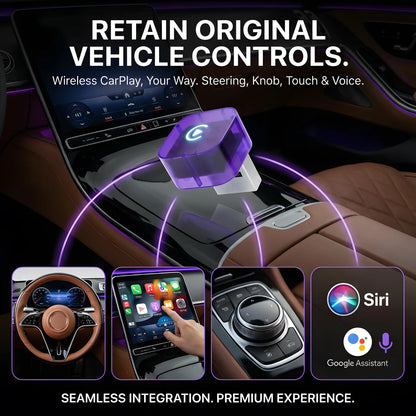 🚗 2026 Upgraded Wireless CarPlay Adapter – 2-in-1 CarPlay & Android Auto for Seamless Navigation & Entertainment